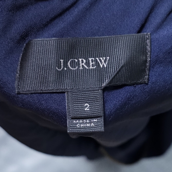 J. CREW | HORIZONTAL PLEATED CHIFFON T-SHIRT DRESS - Picture 13 of 15